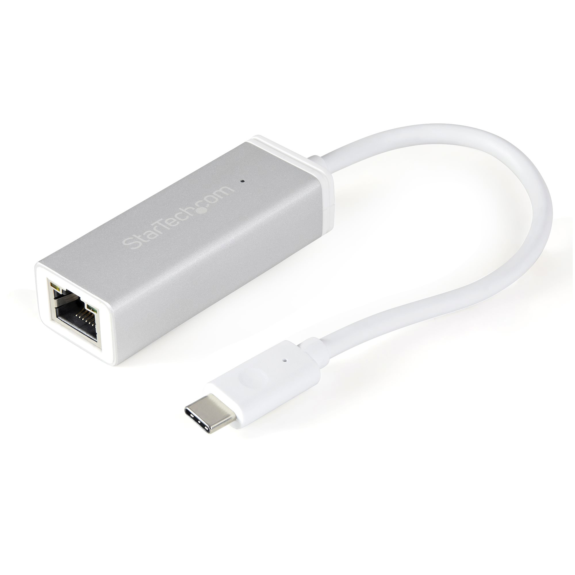 StarTech.com USB-C Gigabit Ethernet Adapter Aluminium Thunderbolt 3 kompatibel Silber