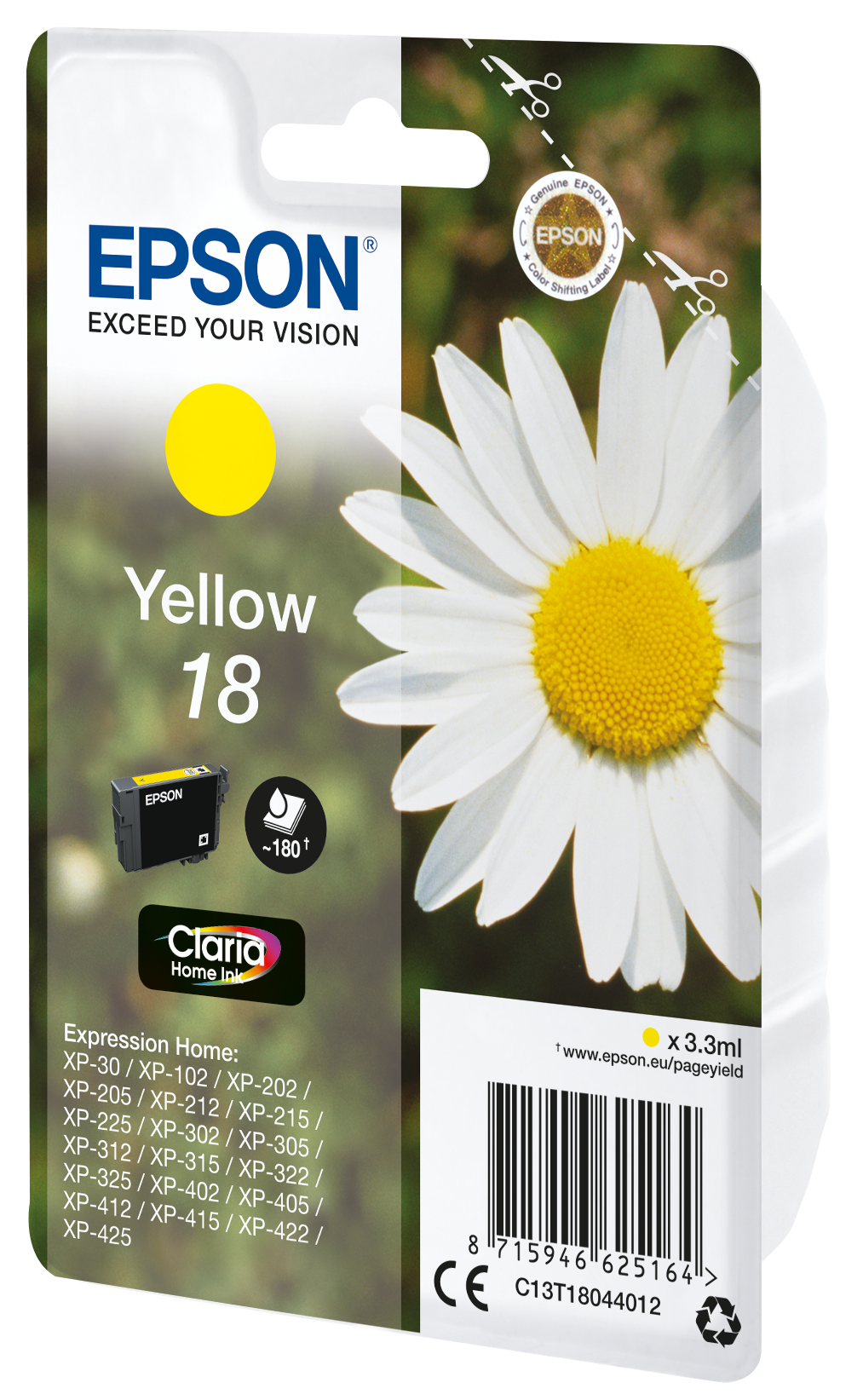 EPSON 18 / T1804 (Gänseblümchen) gelb Druckerpatrone