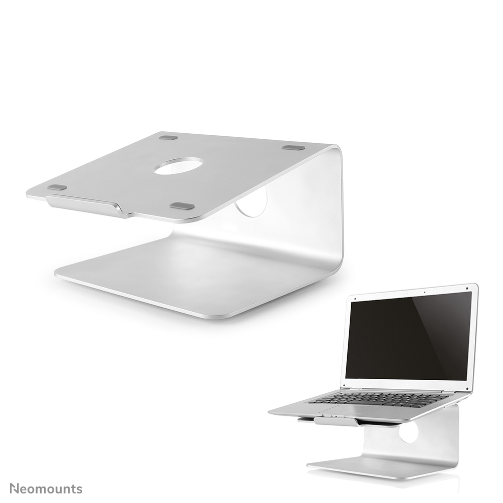 NEOMOUNTS NSLS050 Laptop Tisch Halter 360 Grad drehbar Farbe Silber
