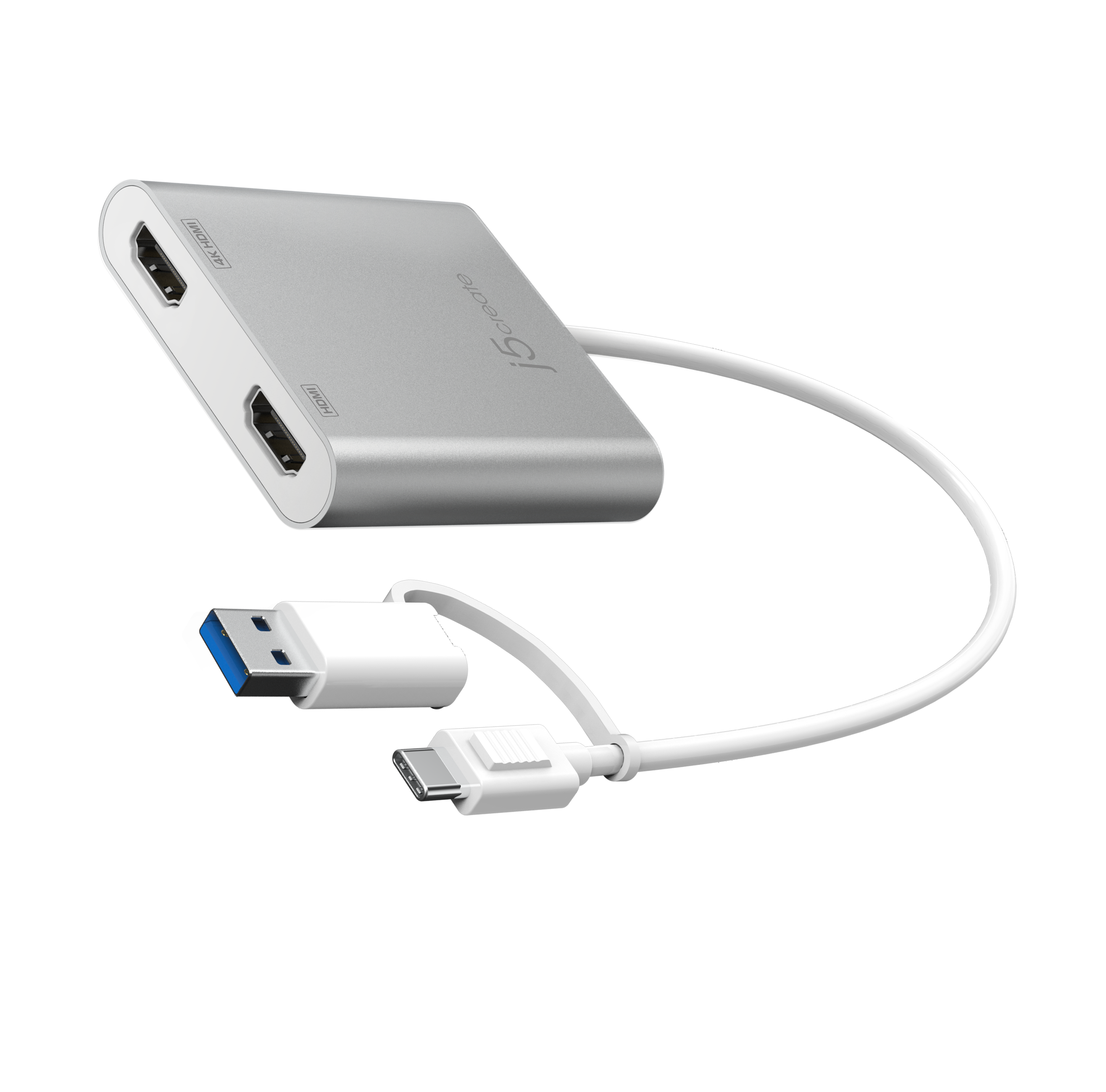 USB-C TO DUAL HDMI MULTI-MONITOR ADAPTER
