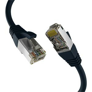 EFB RJ45 Patchkabel S/FTP PIMF Cat8.1 0.50m schwarz