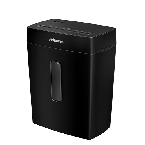 Fellowes Powershred P-42C Aktenvernichter mit Partikelschnitt P-4, 4 x 34 mm, bis 8 Blatt, schwarz