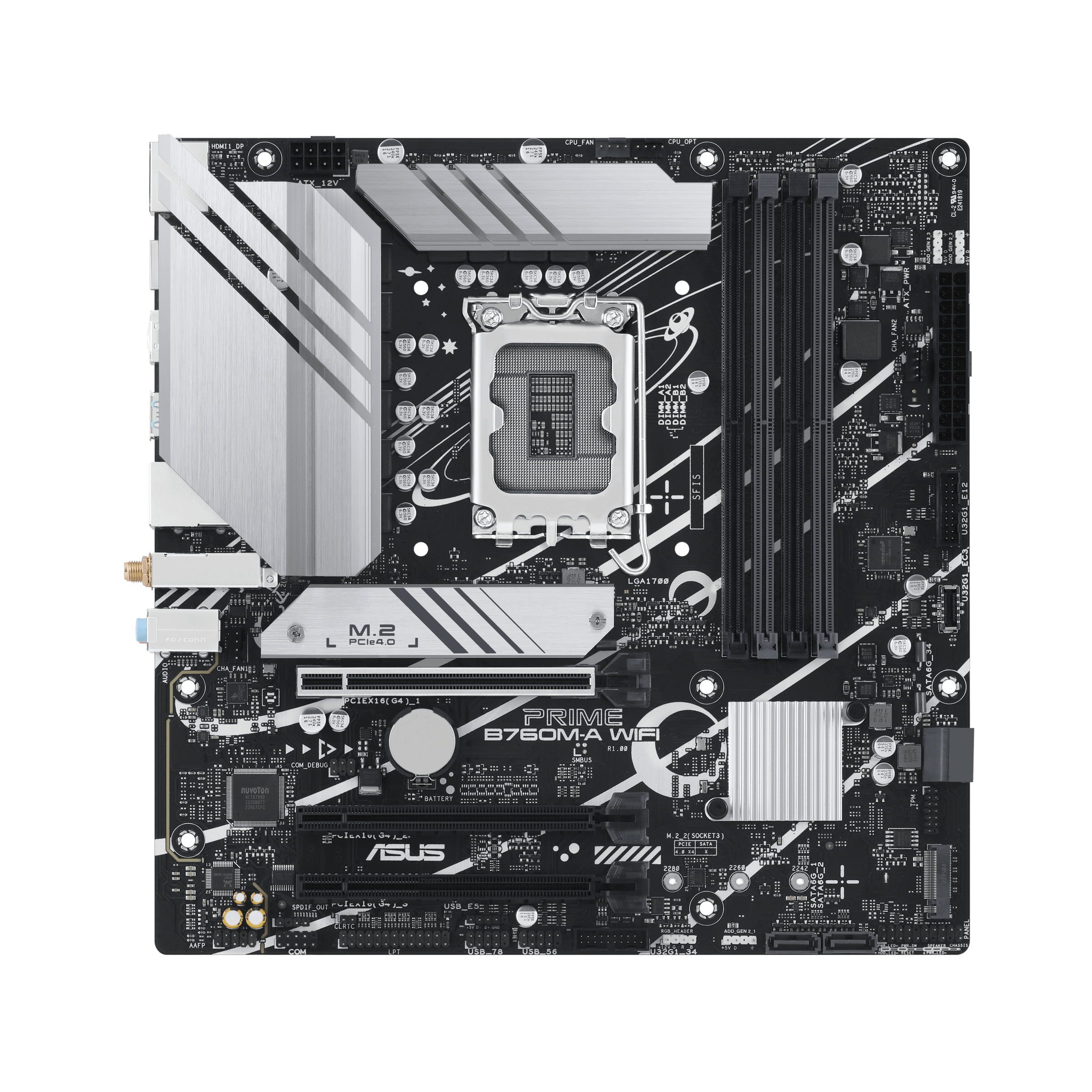 ASUS PRIME B760M-A WIFI LGA 1700 4xDDR5 microATX 4xSATA MB 2xHDMI 1xDP 2xM.2