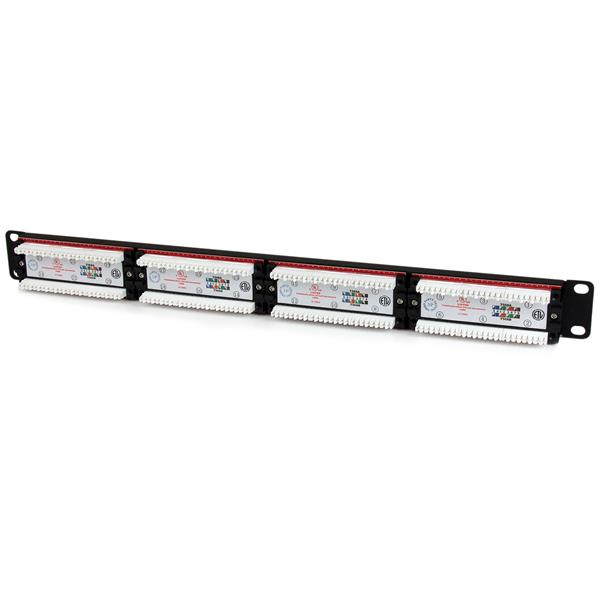 24 PORT 1U CAT6 PATCH PANEL .