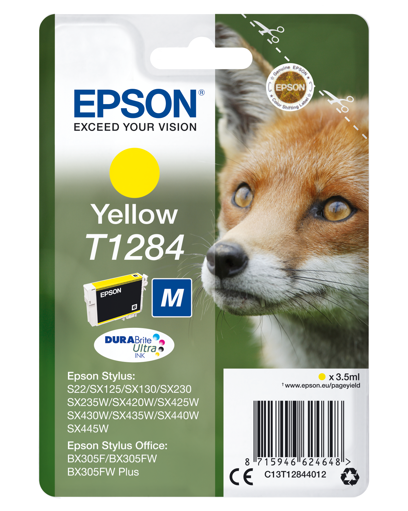 EPSON T1284M (Fuchs) gelb Druckerpatrone