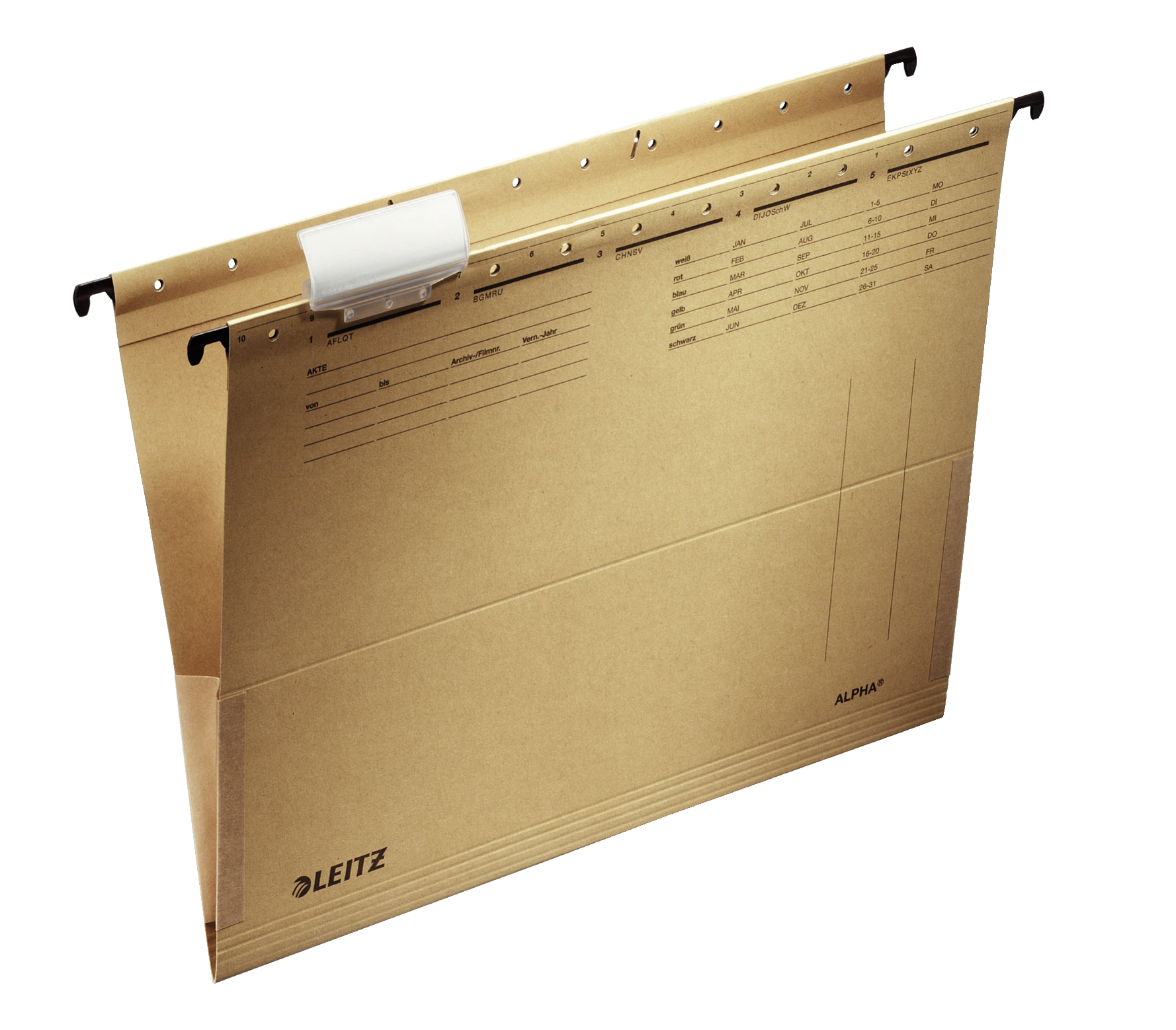 LEITZ Hängetaschen ALPHA® 1916 naturbraun, 25 St.