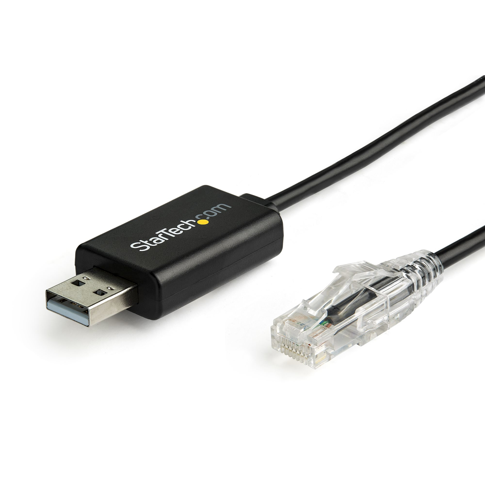 STARTECH.COM 6 ft 1.8m Cisco USB Console Cable - USB to RJ45 Rollover Cable - 460Kbps - Windows Mac and Linux Compatible - M/M