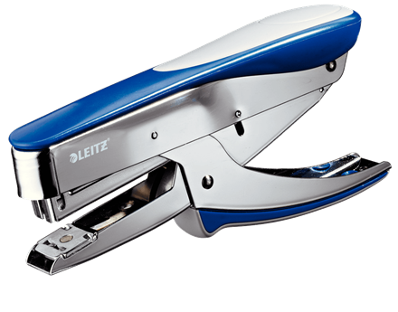LEITZ Heftzange 5548 blau-metallic, 1 St.