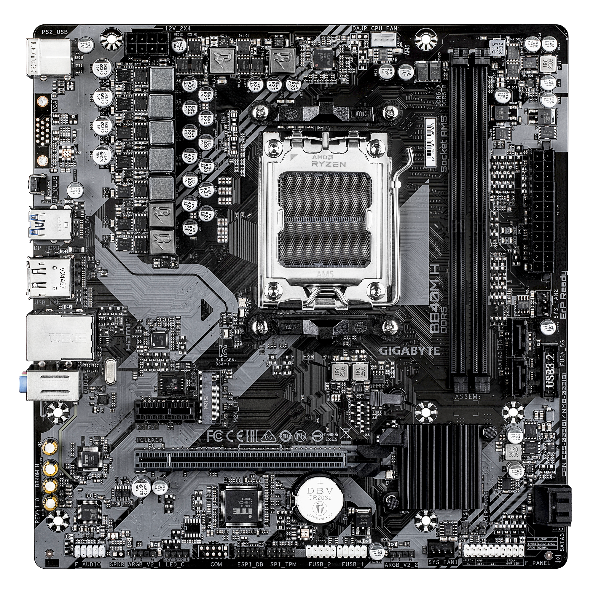 Gigabyte B840M H (B840,AM5,mATX,DDR5)