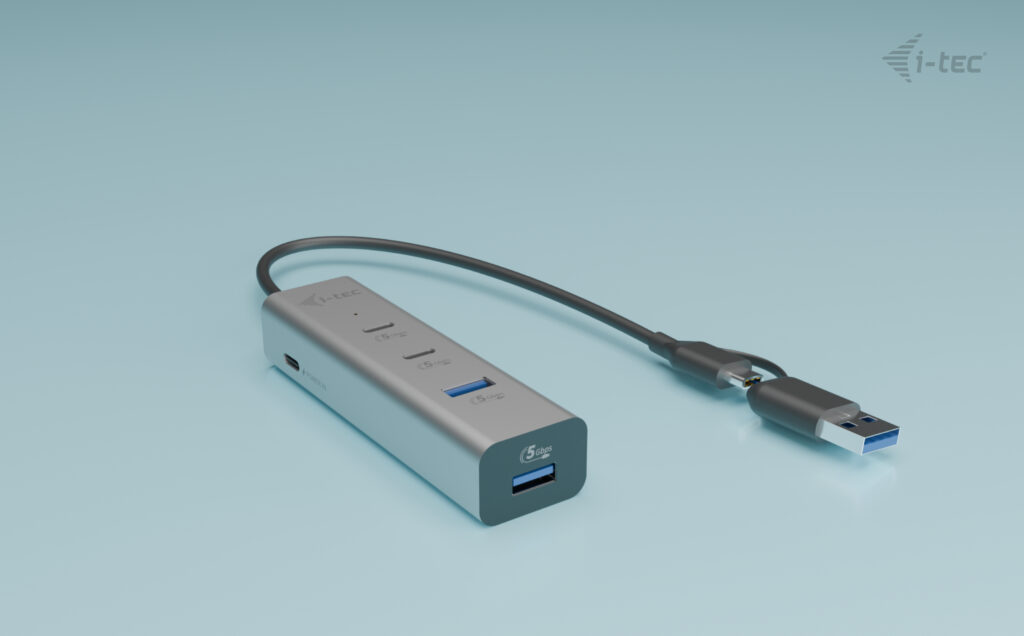 I-TEC METAL HUB USB-C/A PD 85W CHARGING HUB 2X USB-C + 2X USB-A