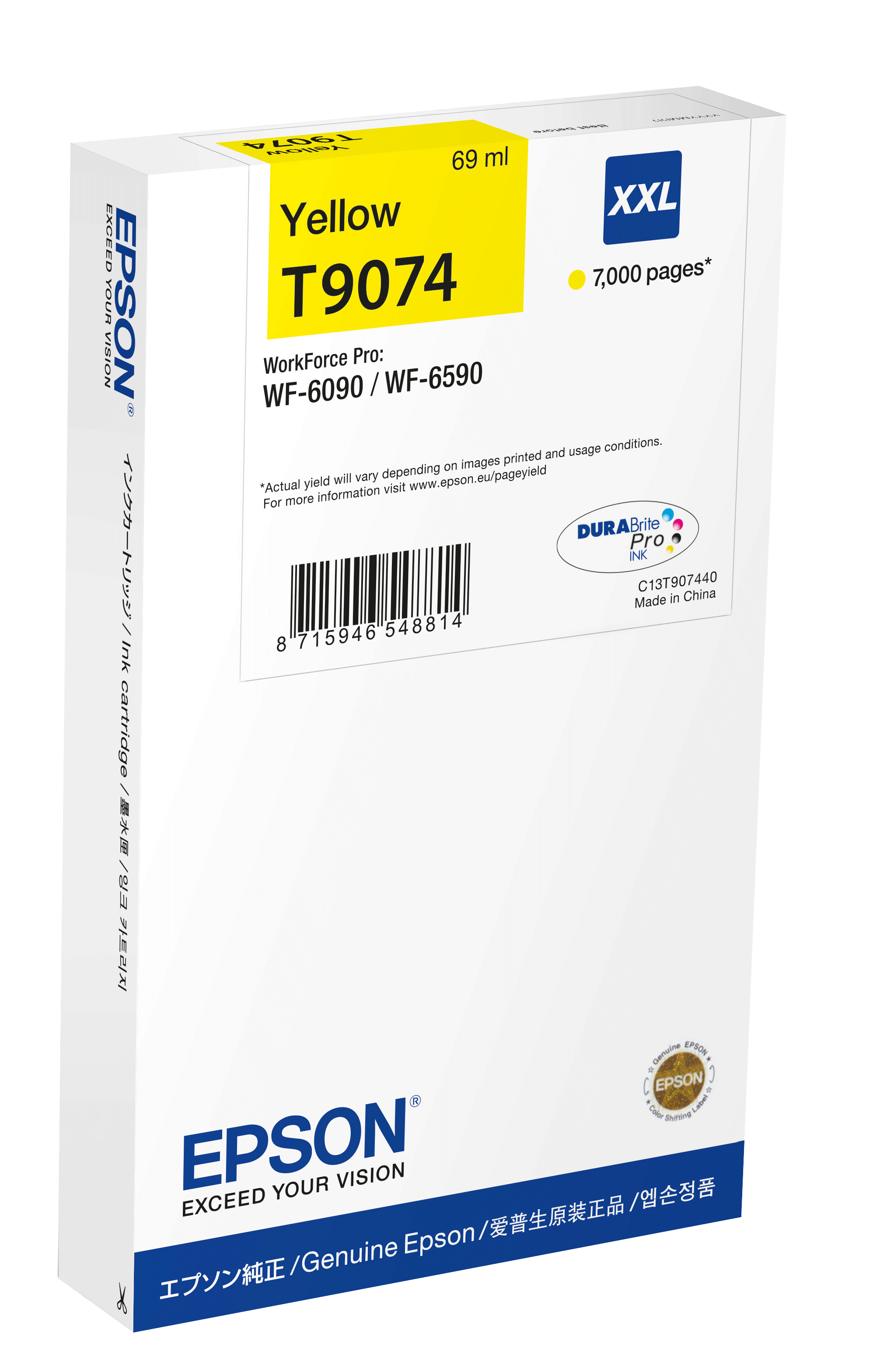 EPSON T9074XXL gelb Druckerpatrone
