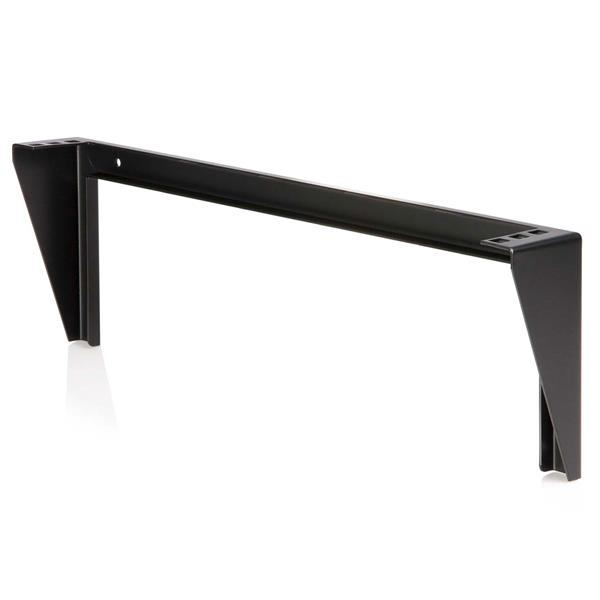 STARTECH.COM 19 Zoll 1HE vertikales Wandmontage Rack aus Stahl - 1U Rack Bracket 19 Zoll - Schwarz