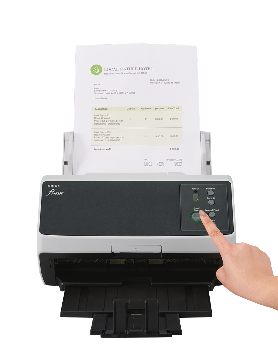 RICOH fi-8150 Scanner A4 50ppm (P)