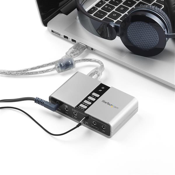 StarTech.com USB Soundbox 7.1 Adapter 7.1 Kanäle 16 Bit SPDIF