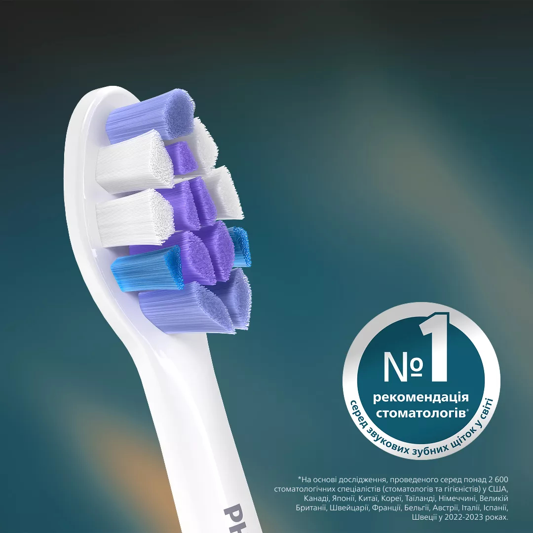 Philips HX6054/87 Sonicare S2 Sensitive Ersatzbürstenköpfe 4er-Pack, weiß