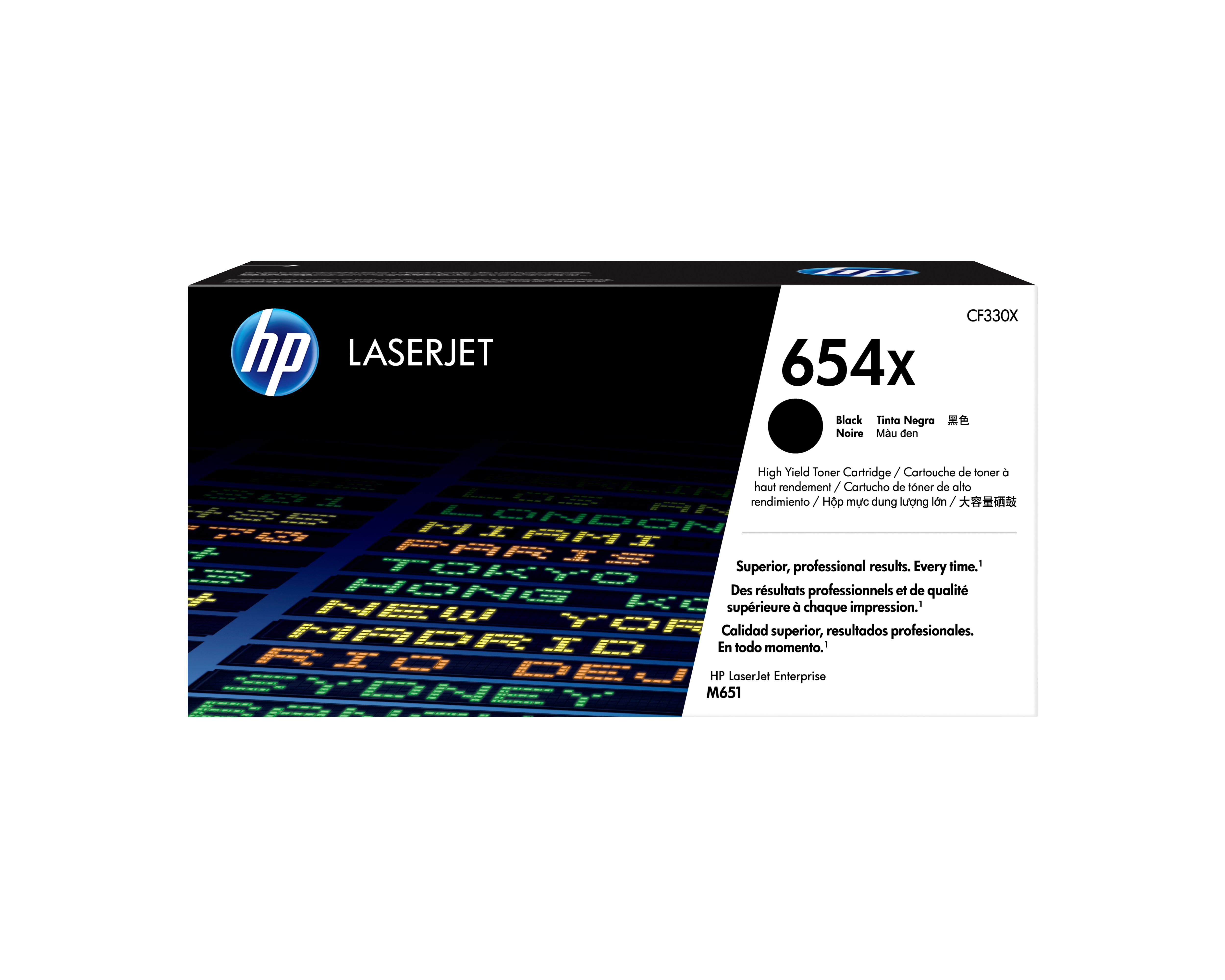 HP 654X (CF330X) schwarz Tonerkartusche
