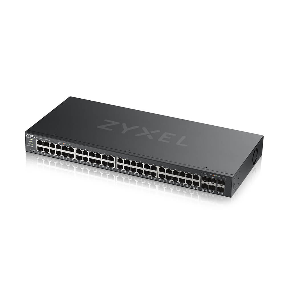 Zyxel GS2220-50 44-Port + 4x SFP/Rj45 +2x SFP Gigabit L2 managed Switch