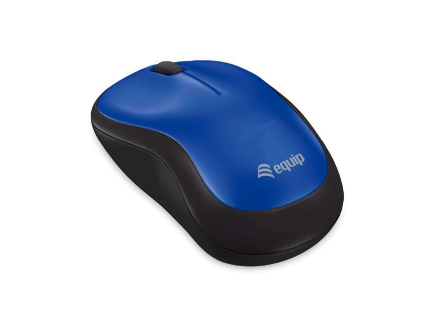 Equip Komfortmaus Wireless USB-A L+R blau
