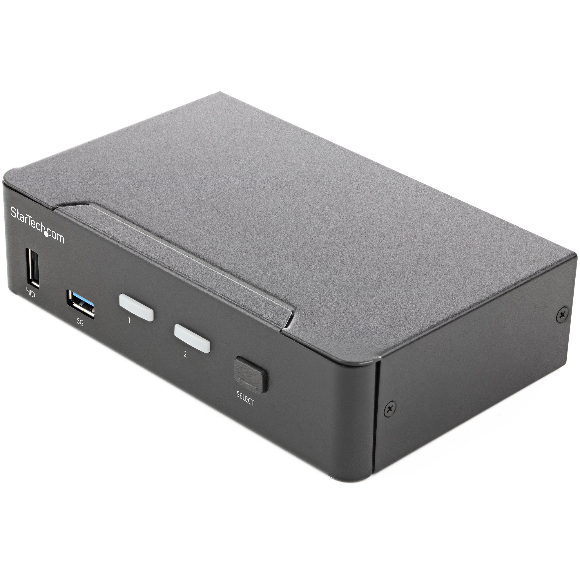 STARTECH.COM 2 Port HDMI KVM Switch - Einzelmonitor 4K 60Hz Ultra HD HDR - Desktop HDMI 2.0 KVM Switch