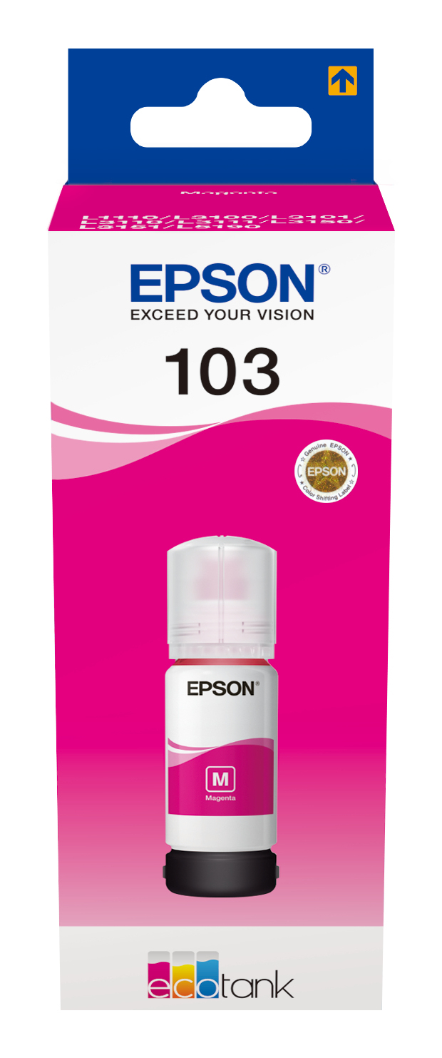 EPSON 1LB 103 EcoTank Magenta ink bottle local