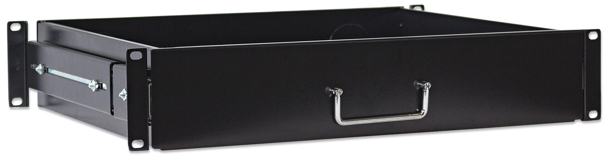 INTELLINET 19 Schublade 350mm 2HE tief ausziehbar schwarz