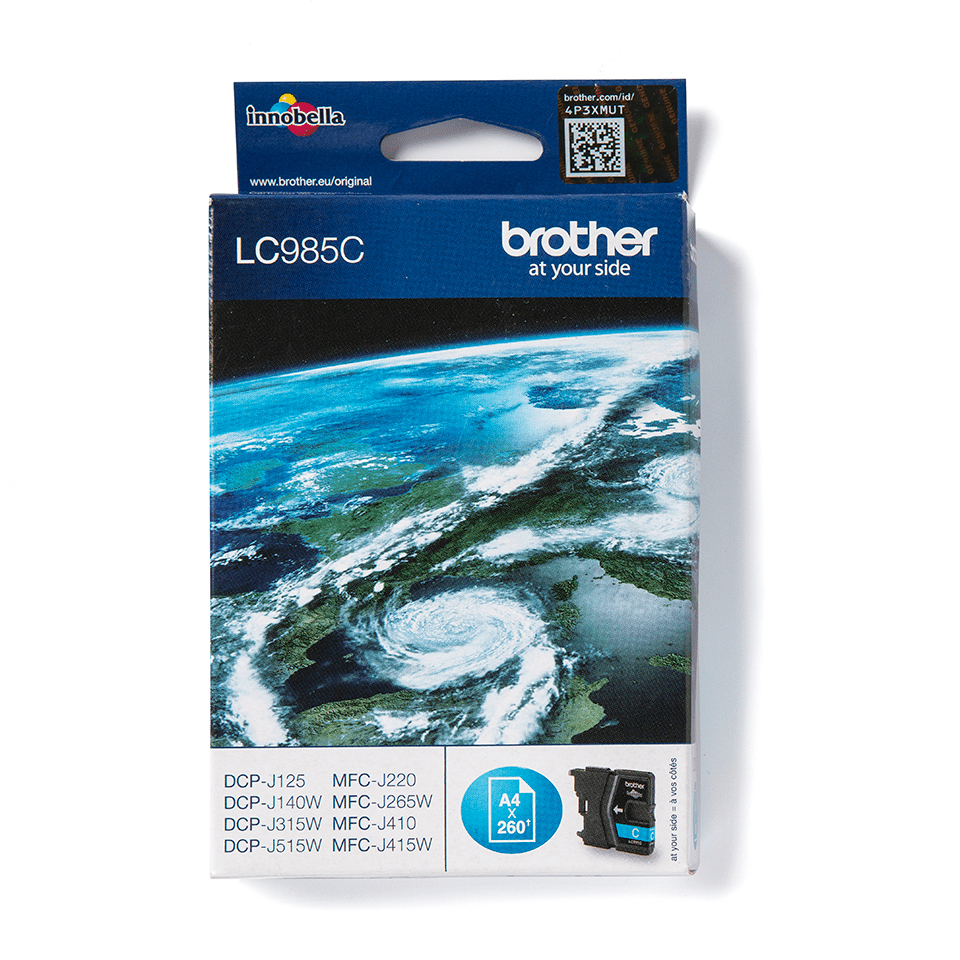 LC-985C INK CARTRIDGE CYAN F/ DCP-125J DCP-J315W MFC-J265W