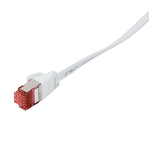 Logilink Flachpatchkabel RJ45 U/FTP Cat6A 5.00m weiß