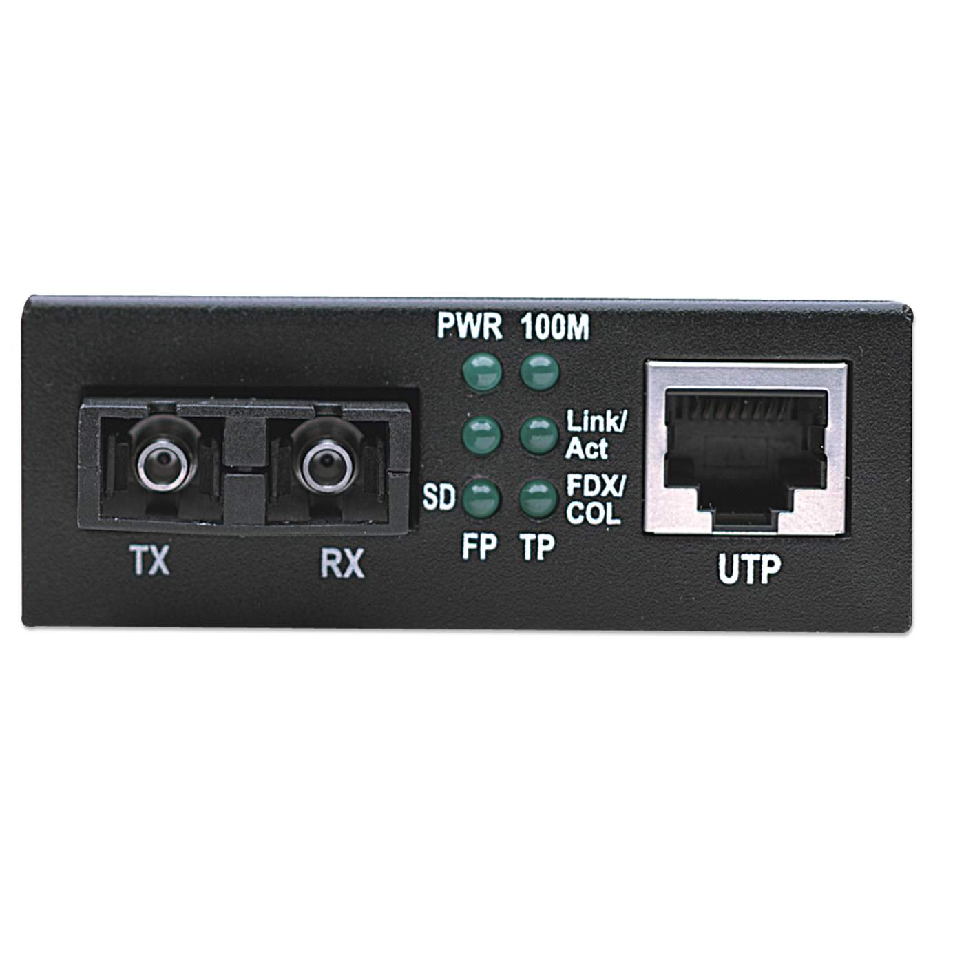 INTELLINET Fast Ethernet Medienkonverter 10/100Base TX auf 100Base-FX (SC) Multimode 2 km
