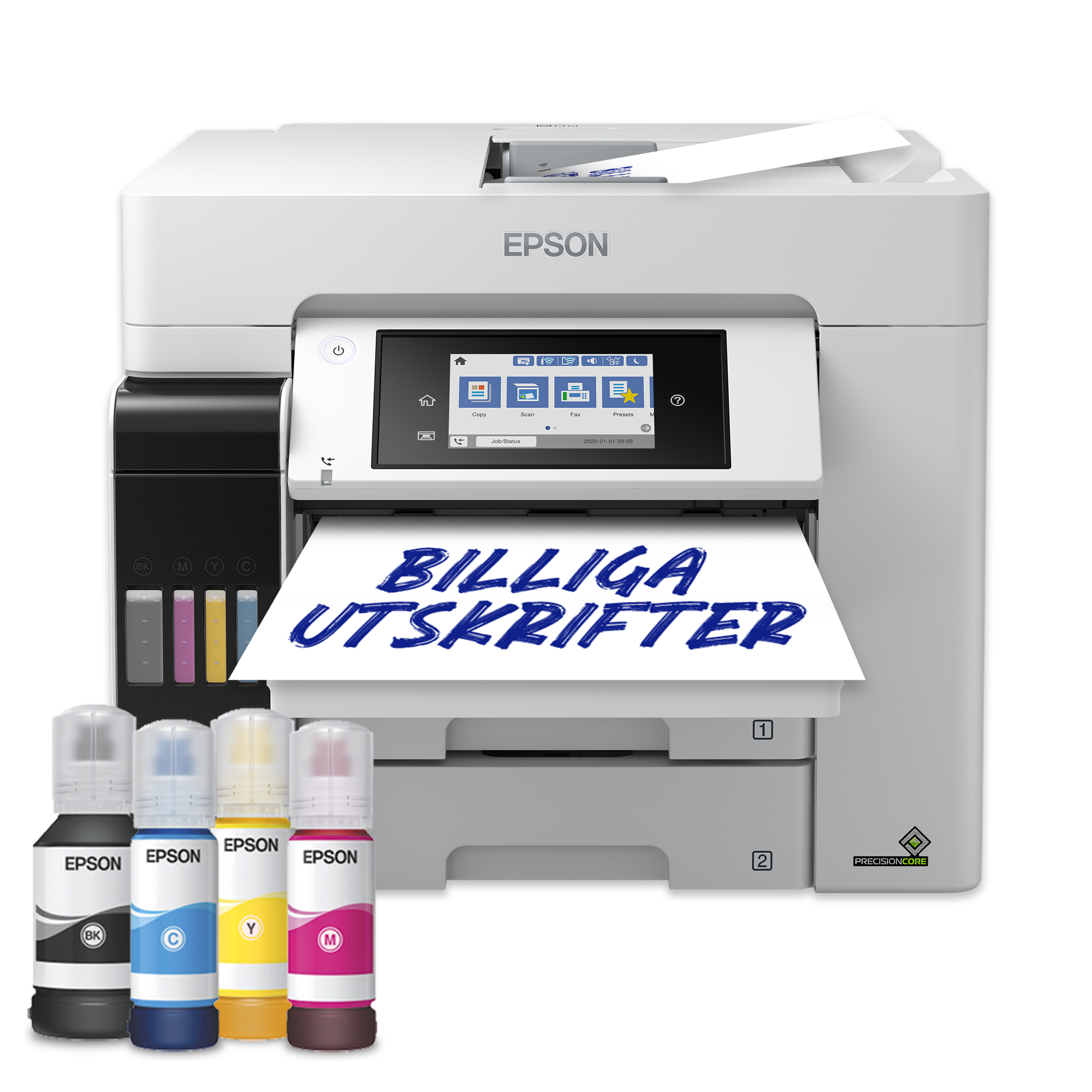 EPSON EcoTank Pro ET-5885 MFP colour inkjet ITS A4 25ppm Print 250sheets USB LAN Wi-Fi NFC