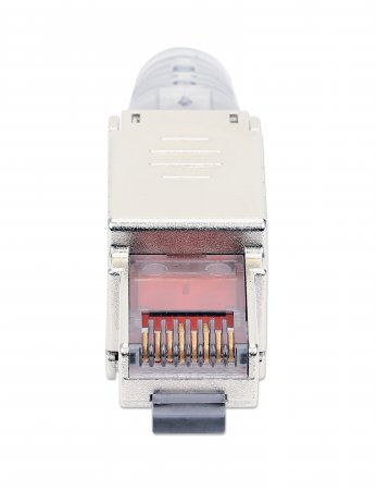 INTELLINET CAT6a 10G RJ45-Feldstecker STP m. Lasche