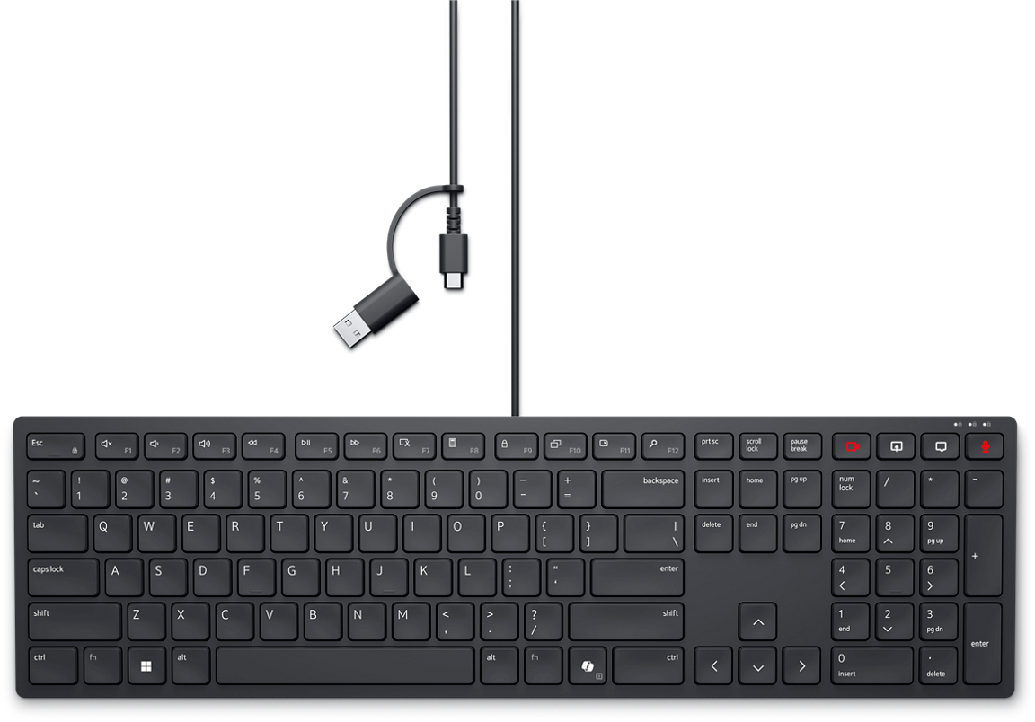 DELL Wired Collaboration Keyboard KB525C German QWERTZ