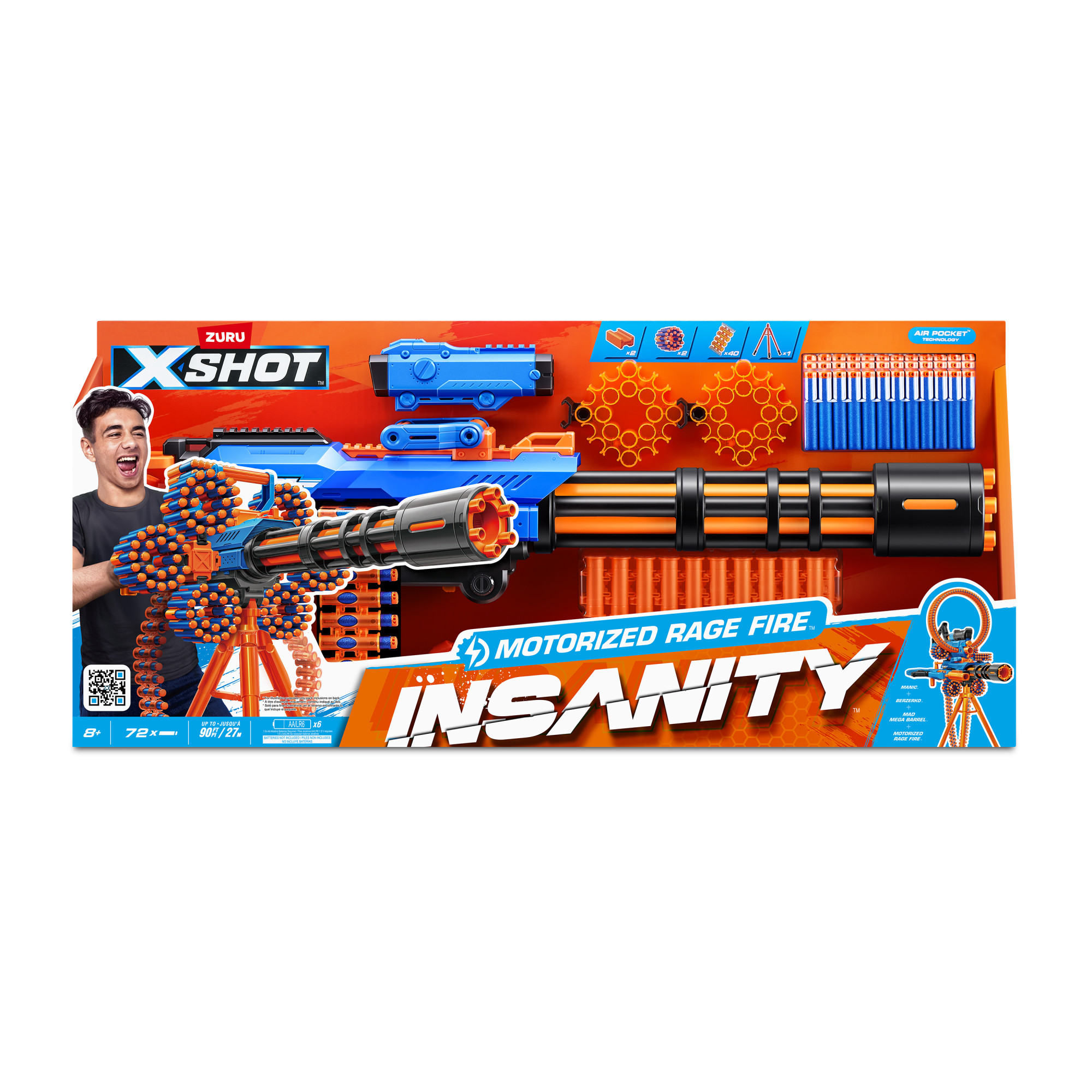 XSHOT Insanity - Rage Fire, Dartblaster