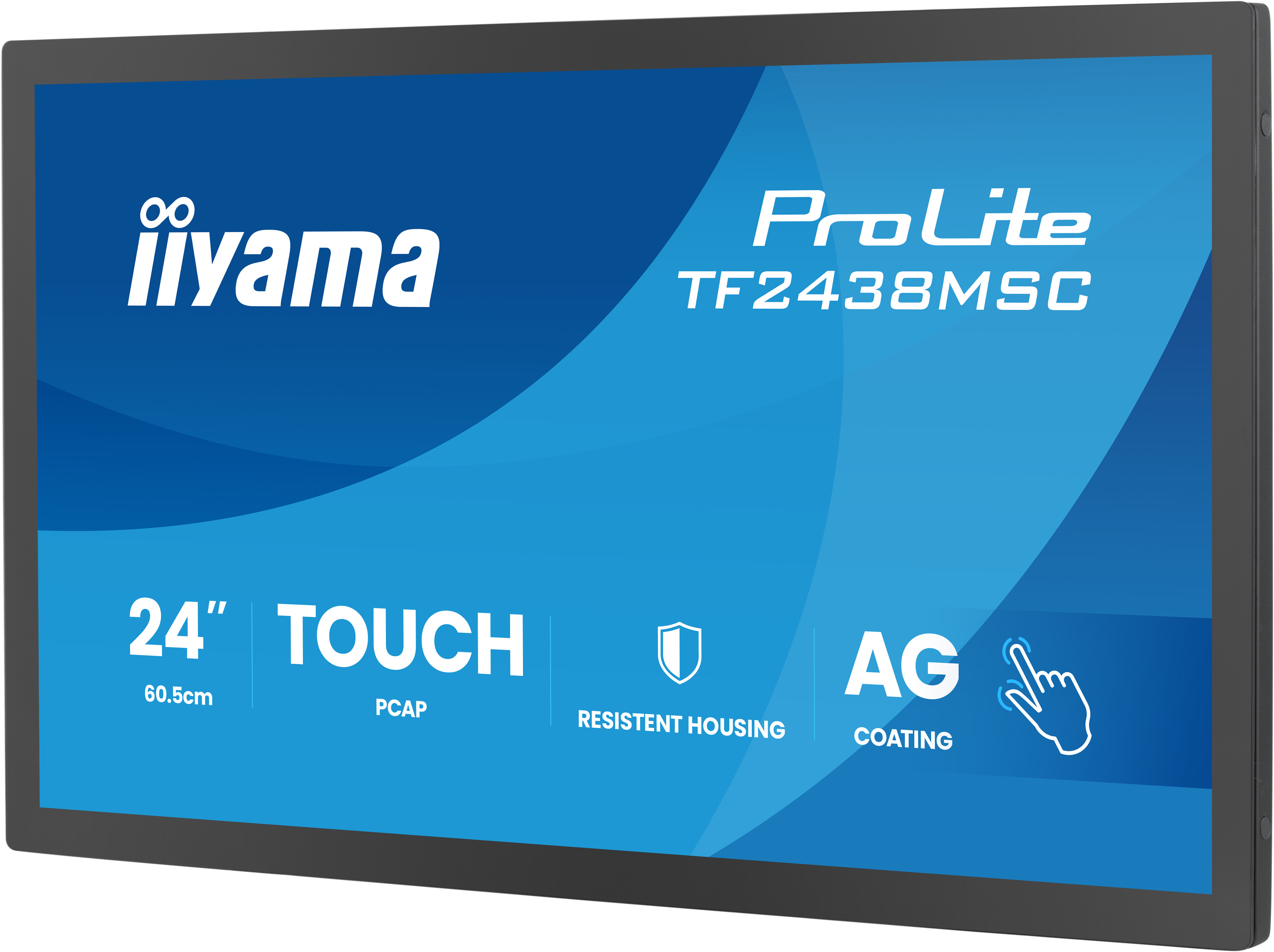 IIYAMA 60.5cm (23,8) TF2438MSC-B2 16:9 M-Touch HDMI+2xUSB