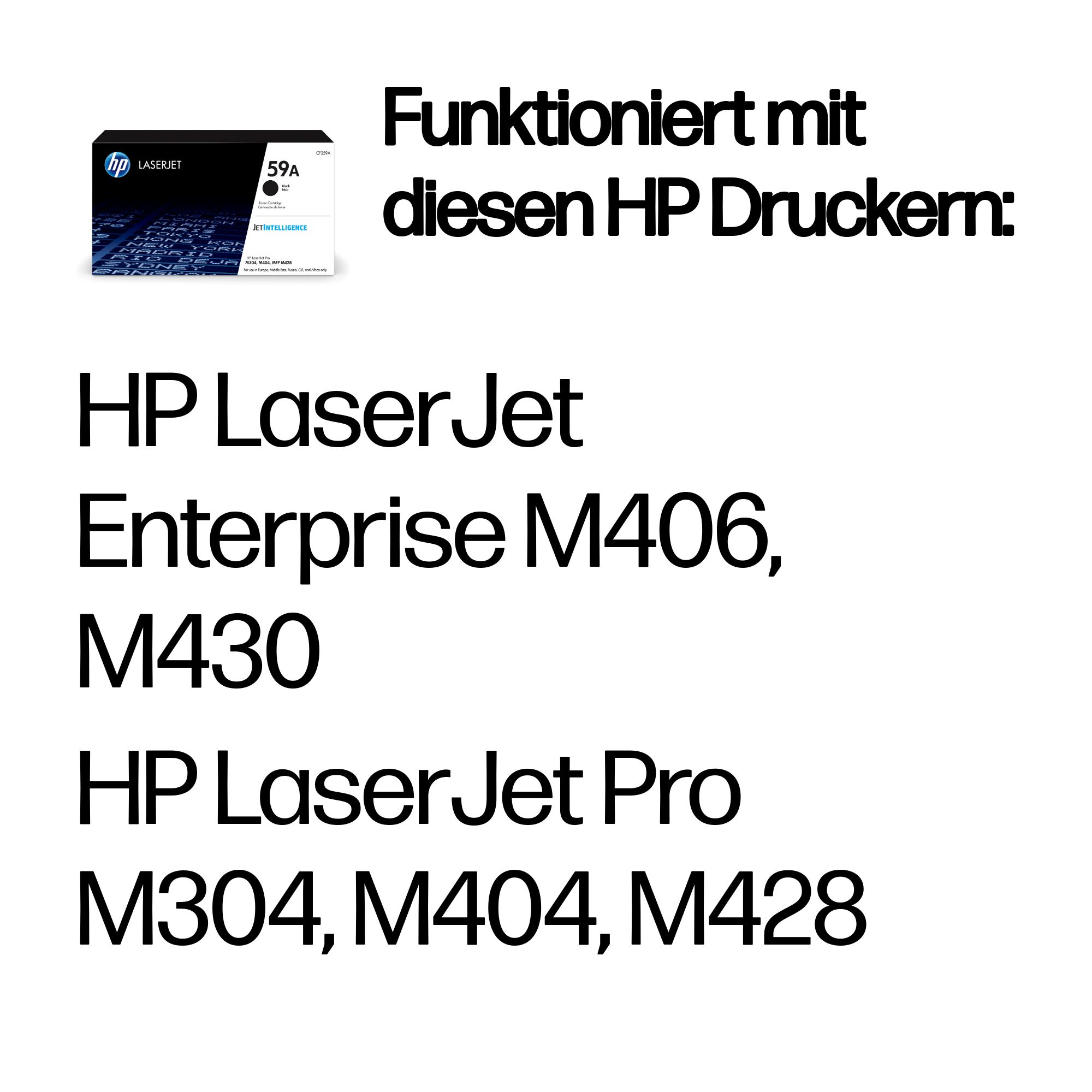HP 59A Schwarz LaserJet Tonerpatrone