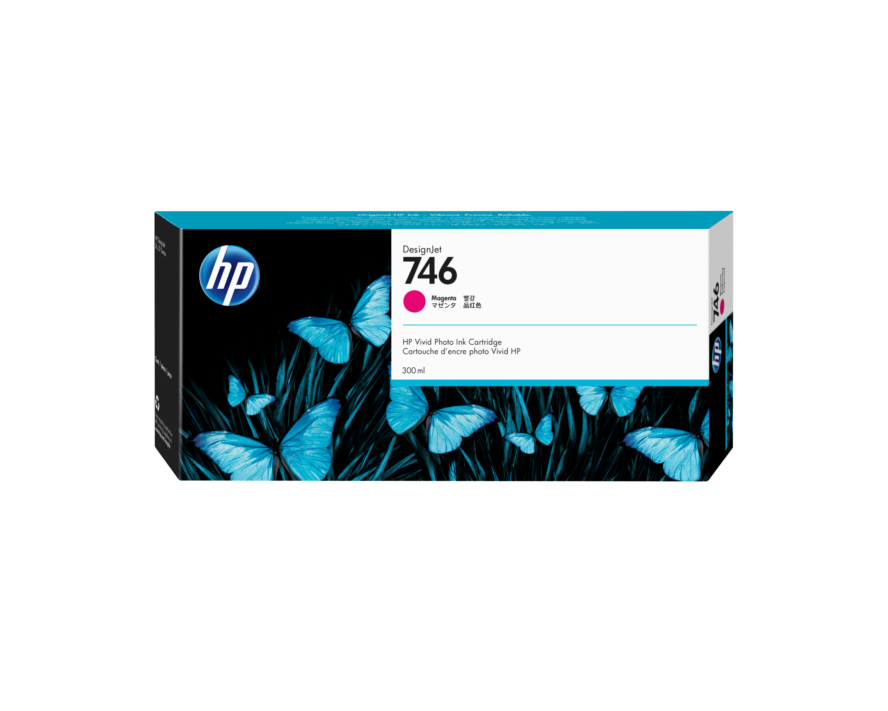 HP 746 300-ml Magenta Ink Cartridge