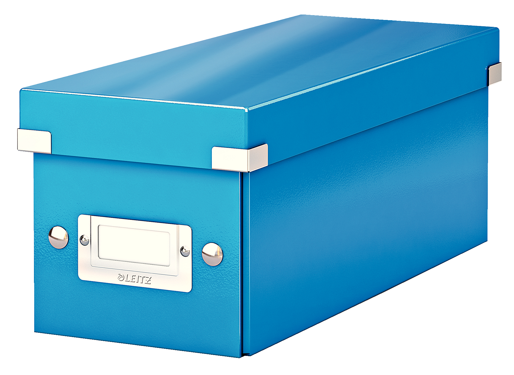 LEITZ CD-/DVD-Box Click & Store blau, 1 St.