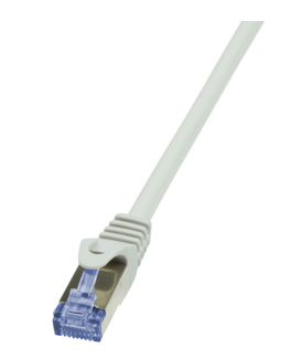 Logilink Patchkabel CAT6A S/FTP AWG26 PIMF 15,00m grau