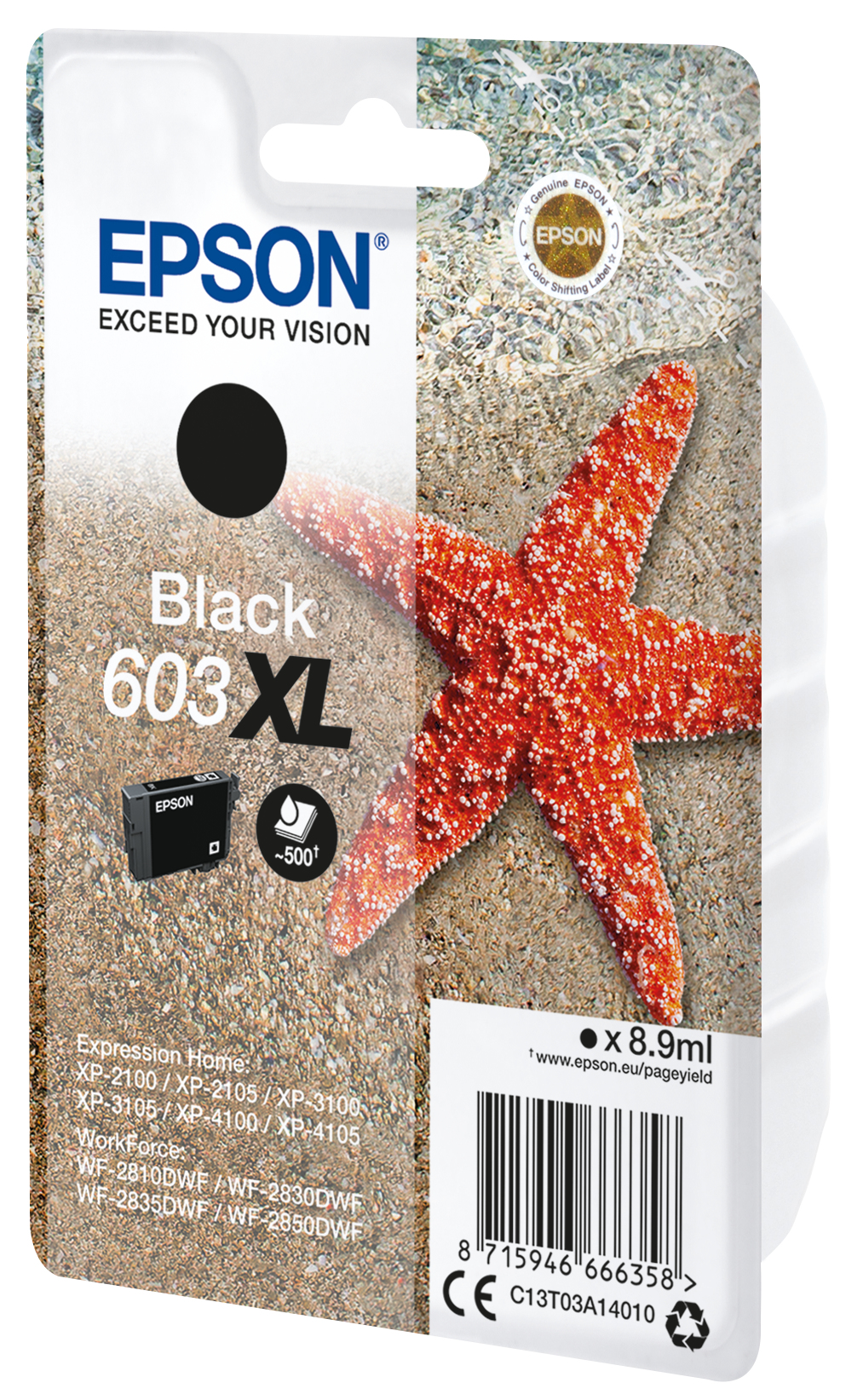 EPSON 603XL/T03A14 (Seestern) schwarz Druckerpatrone