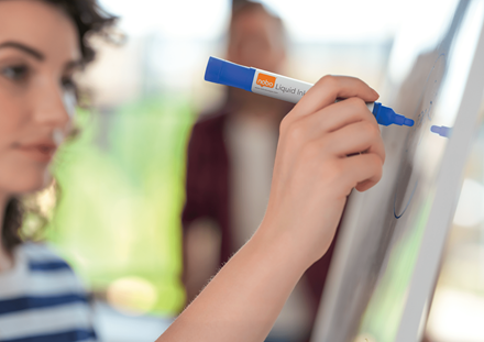 nobo Liquid Ink Whiteboard-Marker farbsortiert 3,0 mm, 10 St.