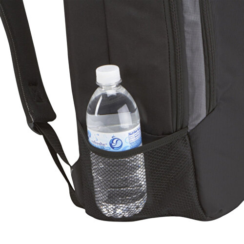 case LOGIC® Laptop-Rucksack Backpack Polyester schwarz, grau 25,2 l bis 43,2 cm (17 Zoll)
