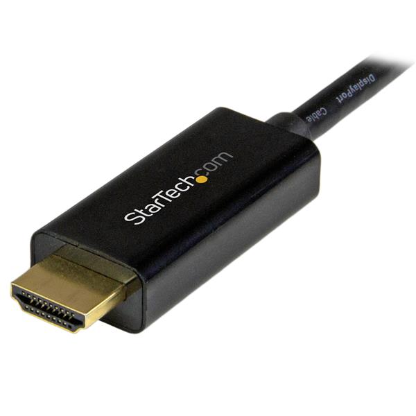 STARTECH.COM Mini DisplayPort auf HDMI Adapterkabel - Mini DP zu HDMI Adapter Kabel - 5m - Ultra HD 4K 30Hz - Schwarz