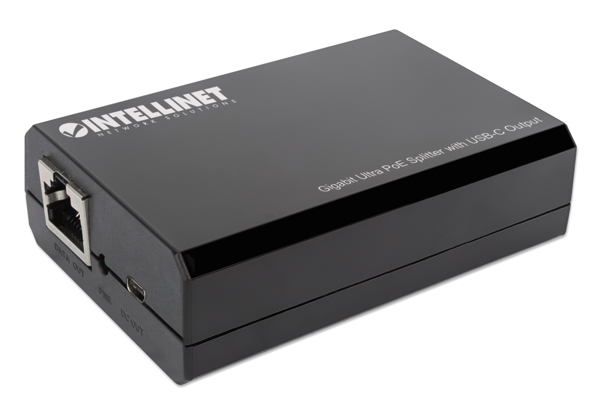 INTELLINET Gigabit Ultra PoE-Splitter mit USB-C-Ausgang 45W