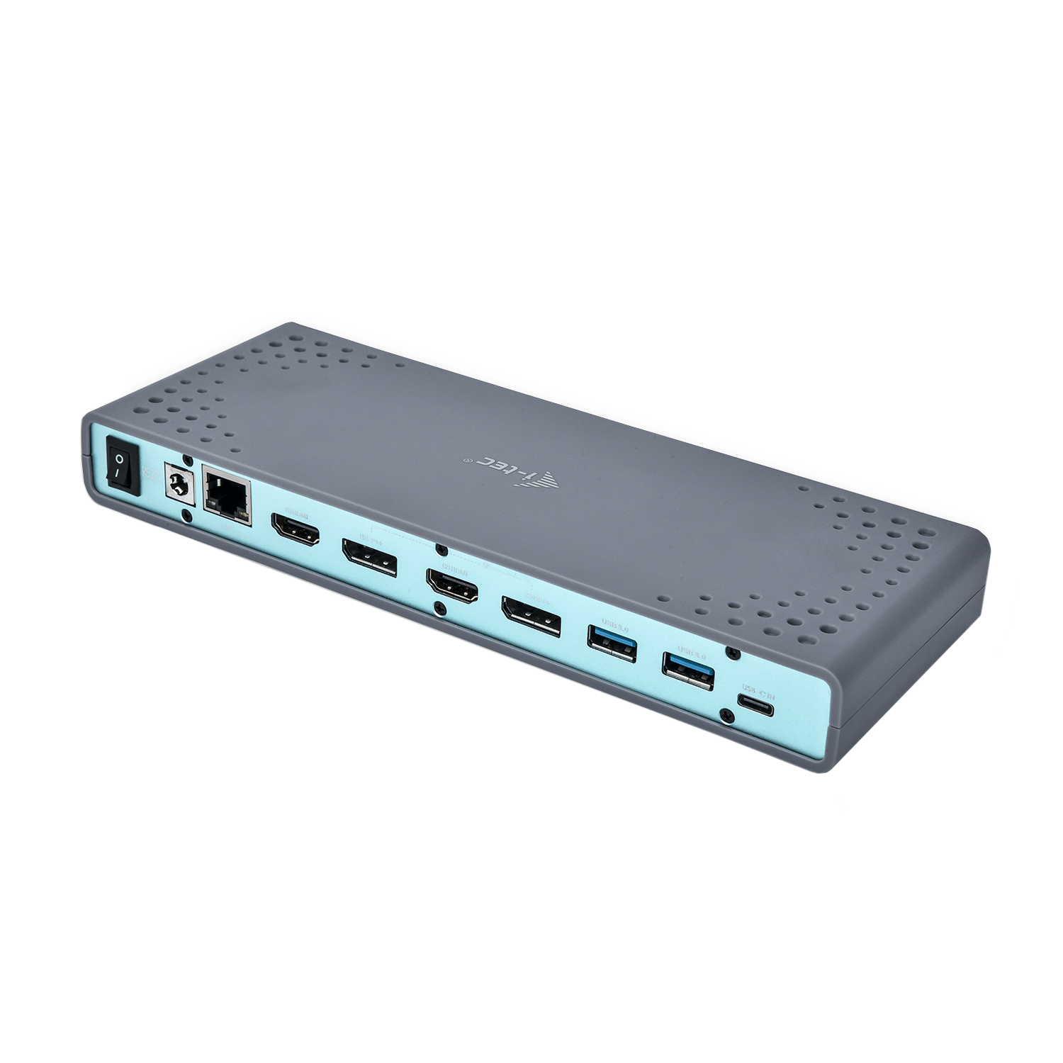 I-TEC USB 3.0/USB-C Dualdock 1x 5K 2x 4K 60Hz 2x HDMI 2x DP 1x GLAN 6x USB 3.0 1x Audio/Mic Jack Kensington kompatibel mit TB 3