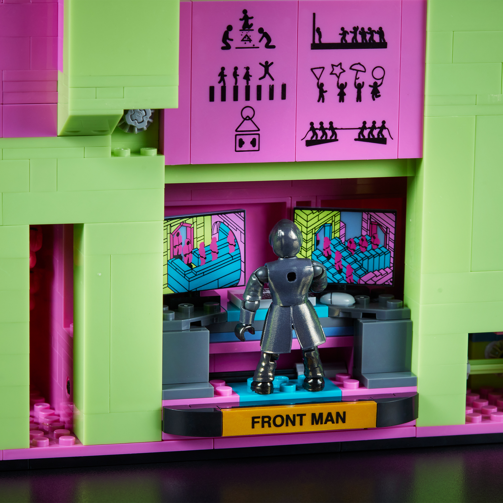 MEGA Showcase Squid Game Set, Konstruktionsspielzeug