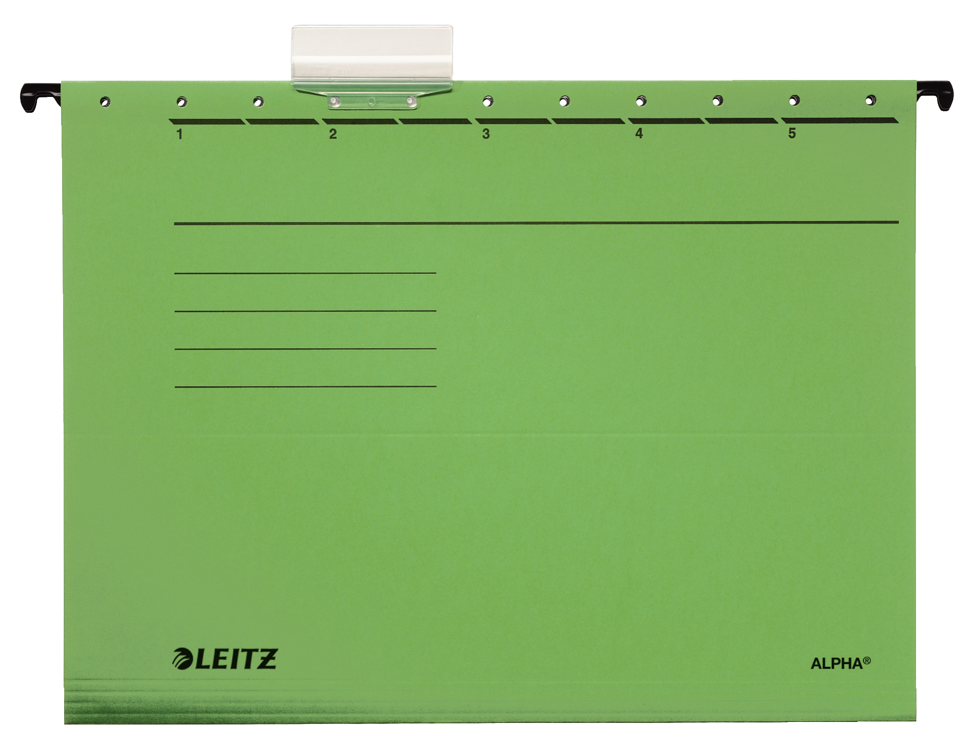 LEITZ Hängemappen ALPHA® 1985 grün, 5 St.