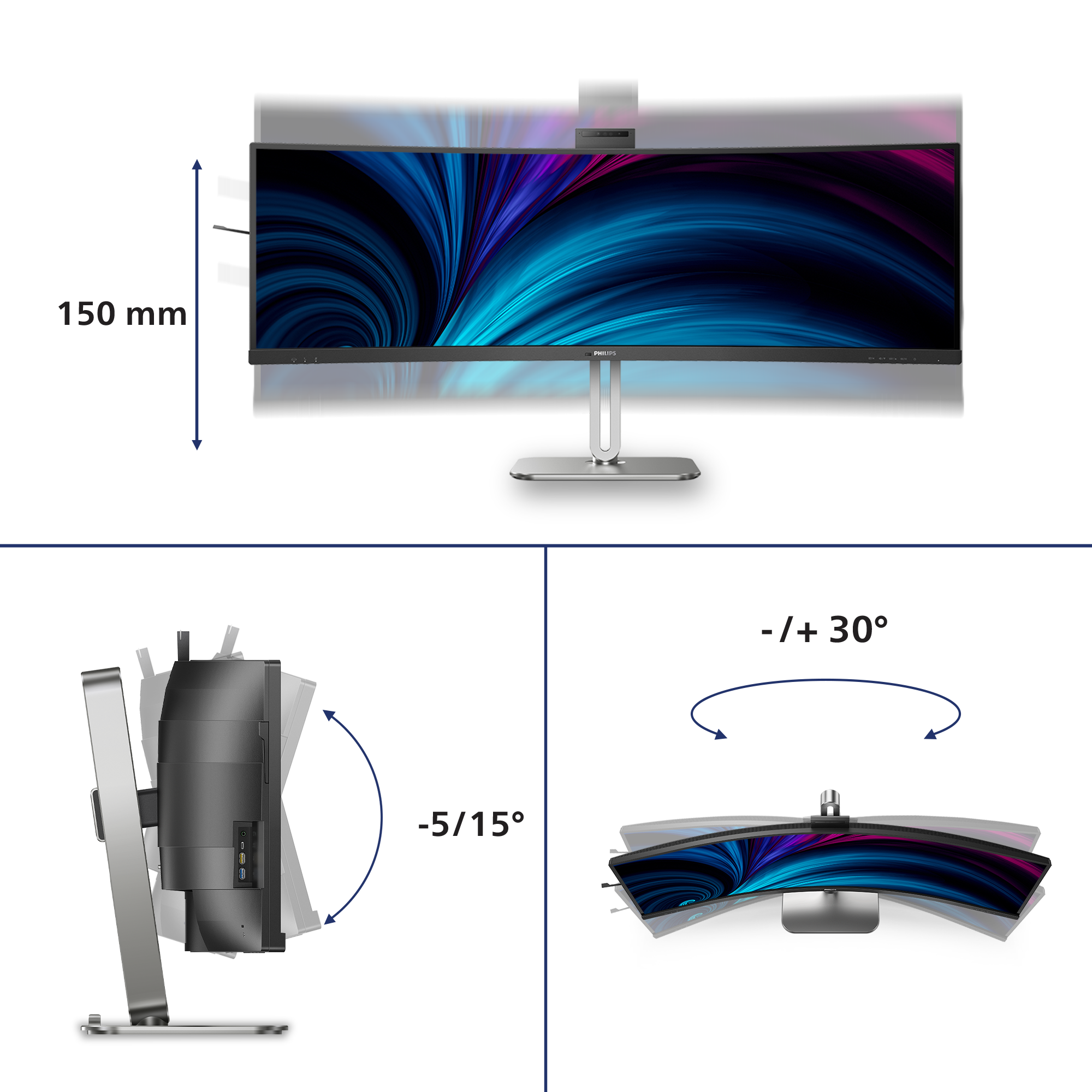 49IN 124 VA LCD 5120X1440 32:9 3000:1 HDMI 2.0 X 2 DISPLAYPORT