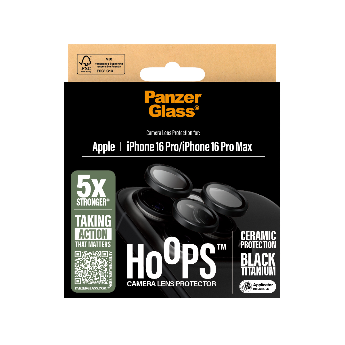 PANZERGLASS HOOPS CERAMIC LENS PROTECTOR IPHONE 16 6.1/6.7INCH