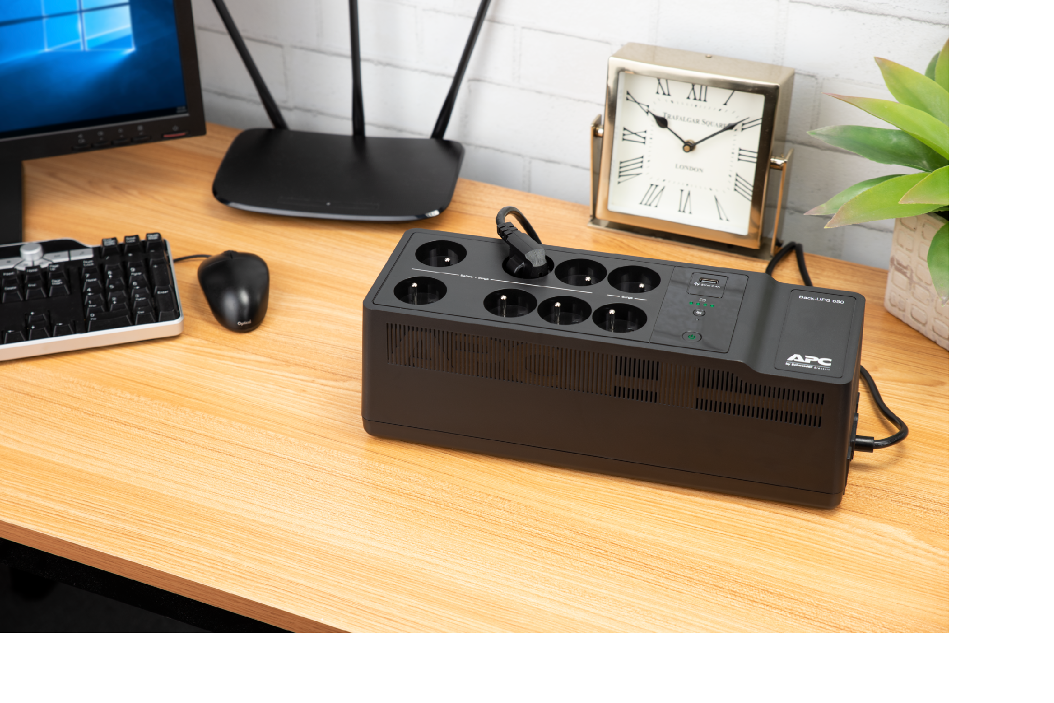 APC BE650G2-GR Back-UPS 650VA - 400W 230V 8x Schuko-Steckdosen