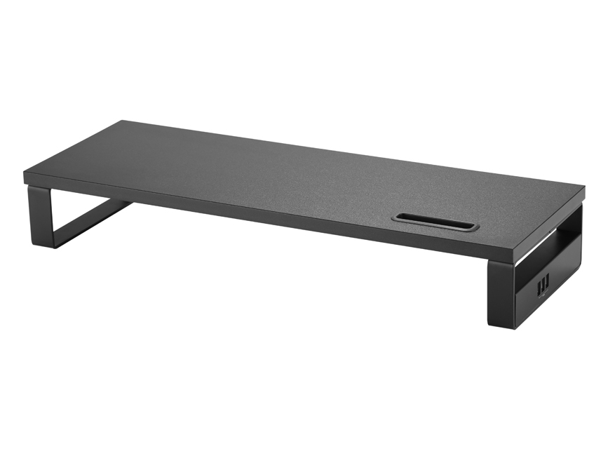 Equip Monitortischerhöhung 3xUSB2.0/Handyhalter 15Kg schwarz retail