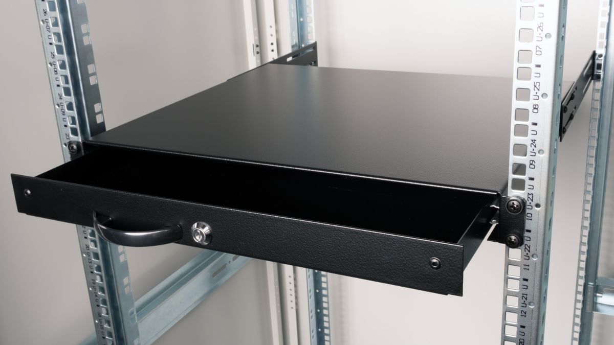 Equip 19 Schublade für Serverschränke abschl. 1U RAL9005